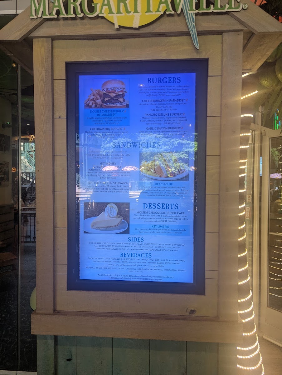 Margaritaville Restaurant - San Antonio Menu - Image 3