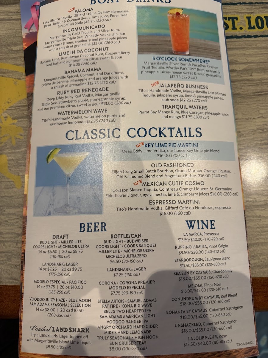Margaritaville Restaurant - San Antonio Menu - Image 4